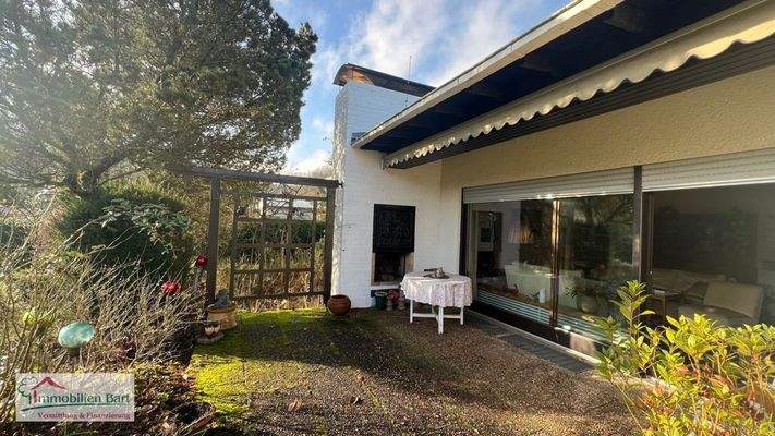 große Sonnenterrasse