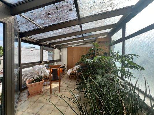 ...Wintergarten von innen...