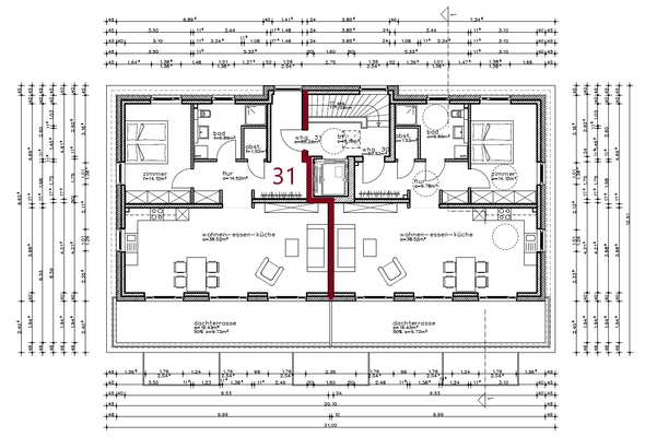 Grundriss Wohnung 31