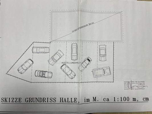 Grundriss Halle ohne Maße