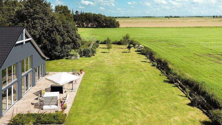 Freie Sicht über die Felder