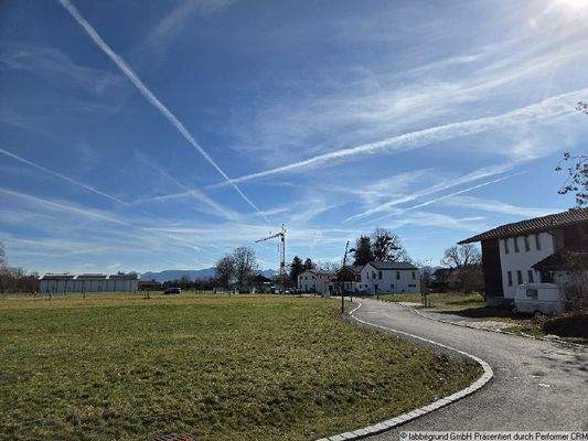 Ansicht Boden Erschließungsstraße
