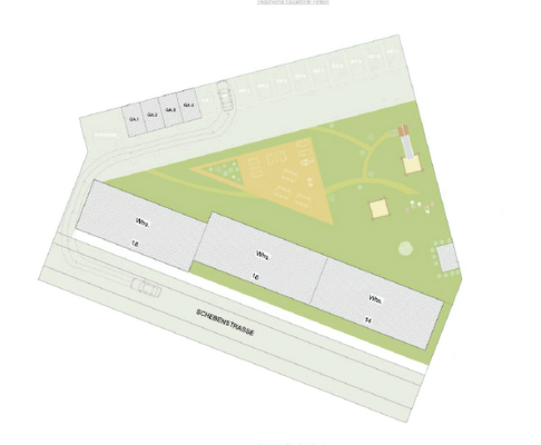 Grundstück aus Vogelperspektive