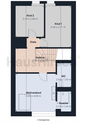 Grundriss 2. Dachgeschoss