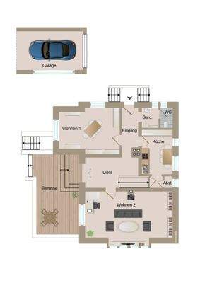 Grundriss Erdgeschoss 