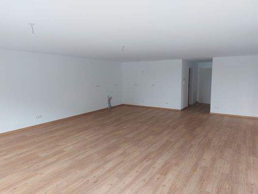 Wohnbereich ohne Möbel