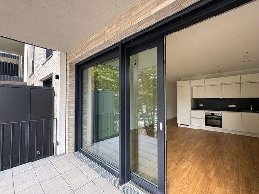 Blick in das Wohnzimmer