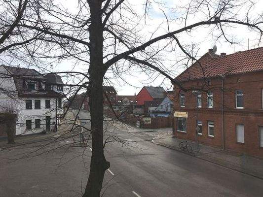 Blick aus der Wohnung