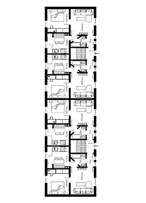 Grundriss EG und 1. OG Nr. 4-6