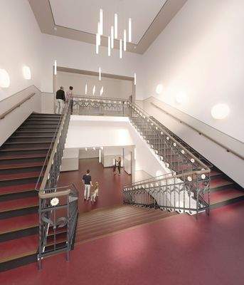 Historisches Treppenhaus im Altbau