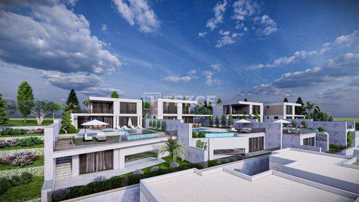 2-Bedroom Houses with Indoor and Outdoor Pools in Kalkan Antalya