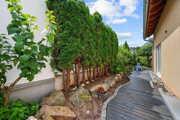 Liebevoll gepflegter Außenbereich