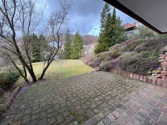 Zugang zum Garten vom Kellergeschoss