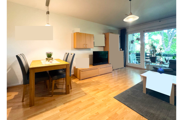 mit Blick ins Grüne