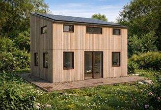 casita pintoresca - KI-generierte Visualisierung des geplanten Zustands, Abweichungen möglich