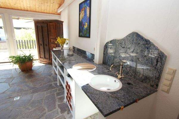 Küche im Wintergarten