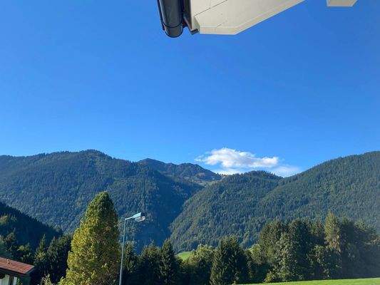 Blick von der Terrasse nach Westen