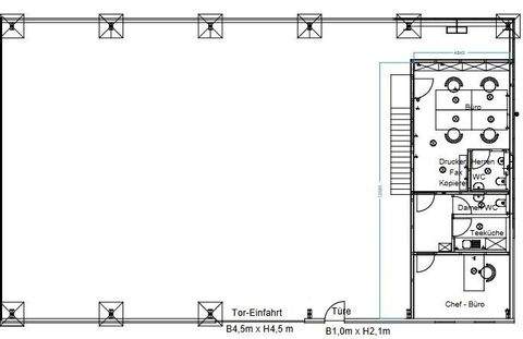Köfering Halle, Köfering Hallenfläche