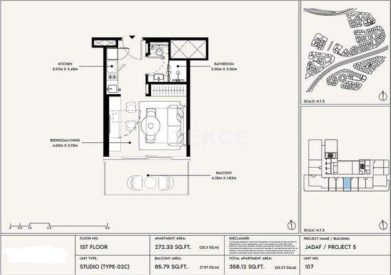 Modern Apartments with Premium Amenities in Al Jaddaf Dubai