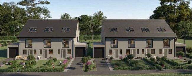 Außenansicht Reihenhäuser