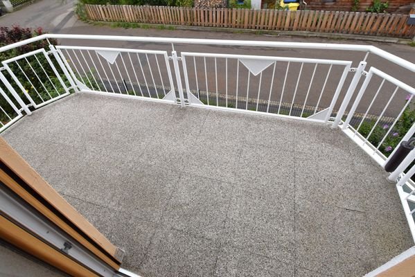 Balkon mit Westausrichtung