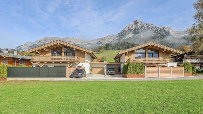 KITZIMMO-Luxuschalet mit Pool und Kaiserblick - Immobilien Ellmau.