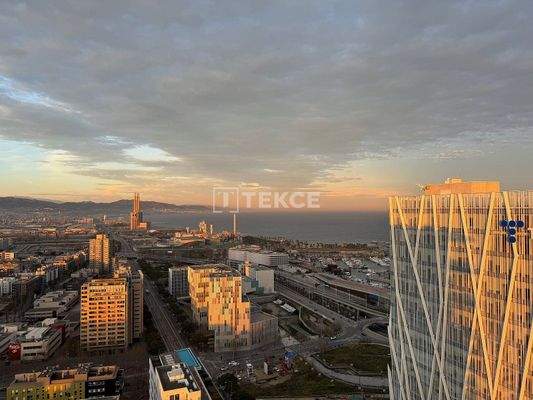 Apartments in a Residence Near the Sea on Diagonal Street Barcelona