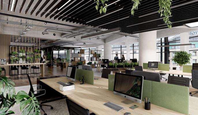 Visualisierung Kant Center - Office