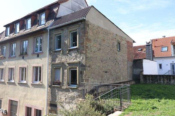 Hinterhaus, Blick vom Park