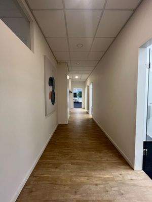 Langer Bürokorridor