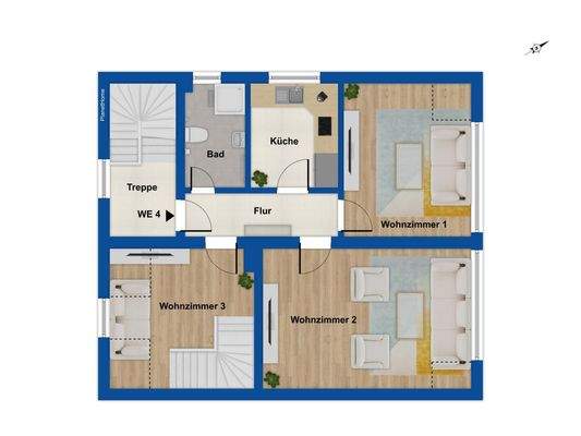 Grundriss 2. Obergschoss