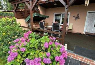 Blick auf die Terrasse