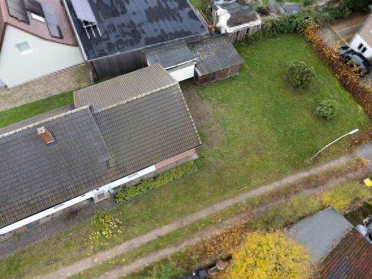 Drohnenaufnahme Grundstücksansicht