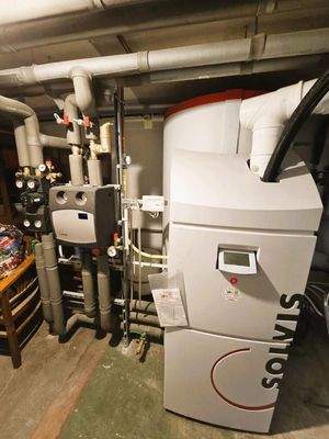 SolvisMax-Gaszentralheizung