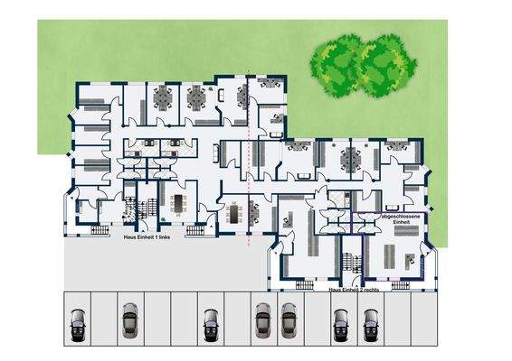 Grundriss Haus rechts 