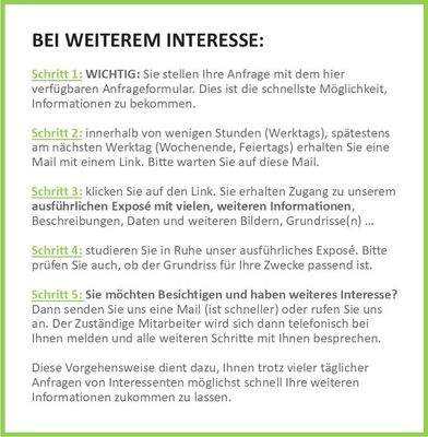 BEI WEITEREM INTERESSE