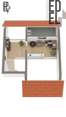 Grundriss DG-Galeriezimmer