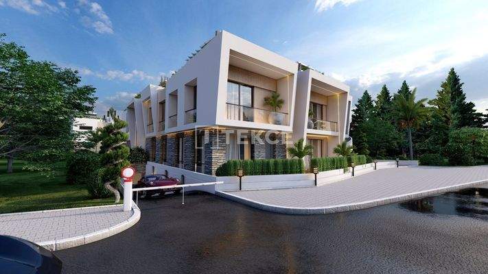 Nature-View Flats in a Complex with Pool in Girne Alsancak