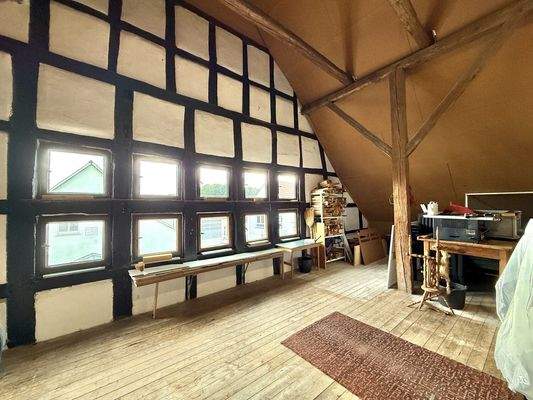 Dachboden als Ausbaureserve