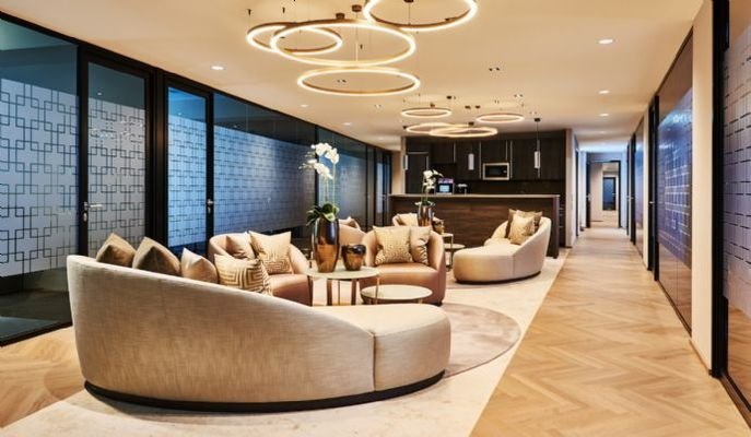 Lounge im Collection Business Center Wien