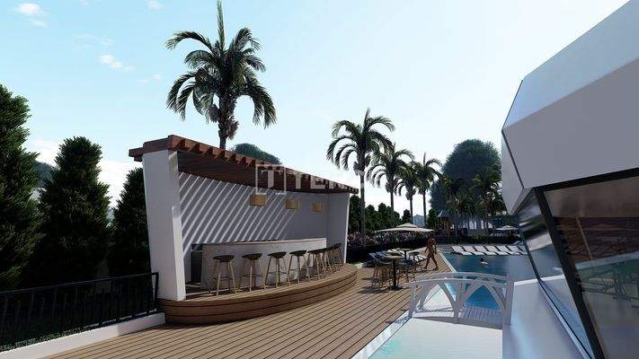 Sea-View Apartments in a Complex in Antalya Altıntaş