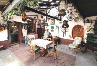 Überdachte Terrasse