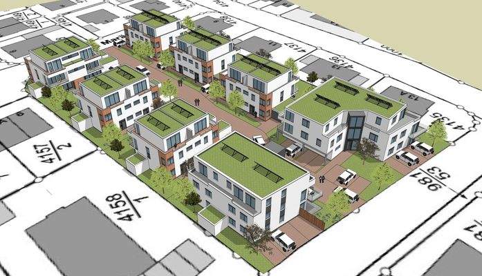 Vogelperspektive Wohnpark Maxdorf