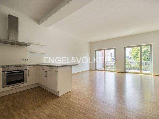 Wohnbereich und  Küche