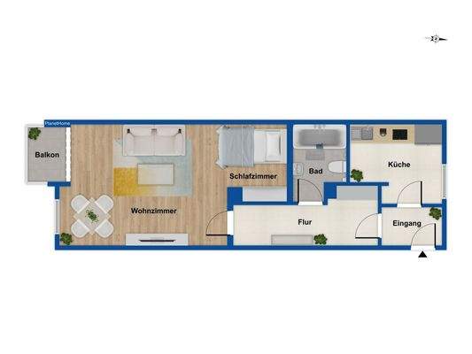 Grundriss 2. Obergeschoss