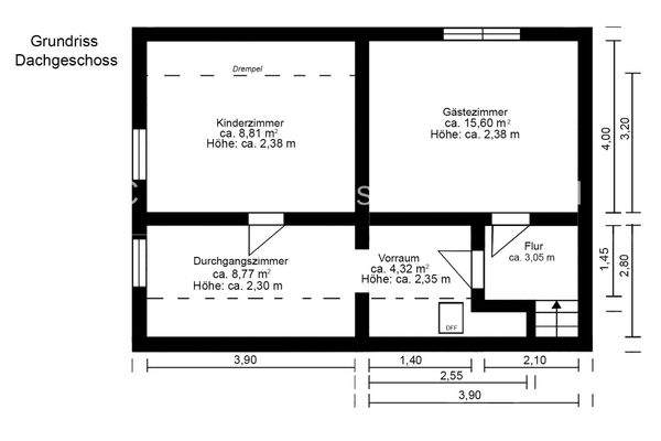 Grundriss Dachgeschoss