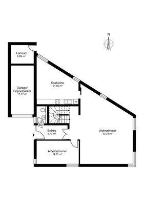 Grundrissplan Erdgeschoss