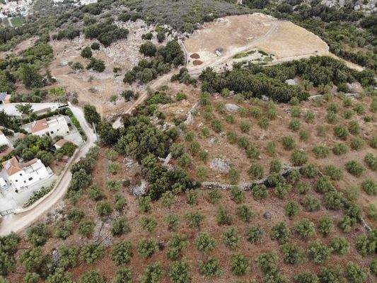 Kreta, Agios Vasilis: Erstklassiges Baugrundstück zum Verkauf mit Meer- und Bergblick