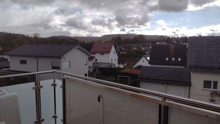 Blick vom Balkon im OG