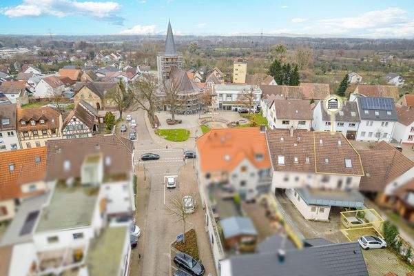 Ansicht Hof Parkplatz